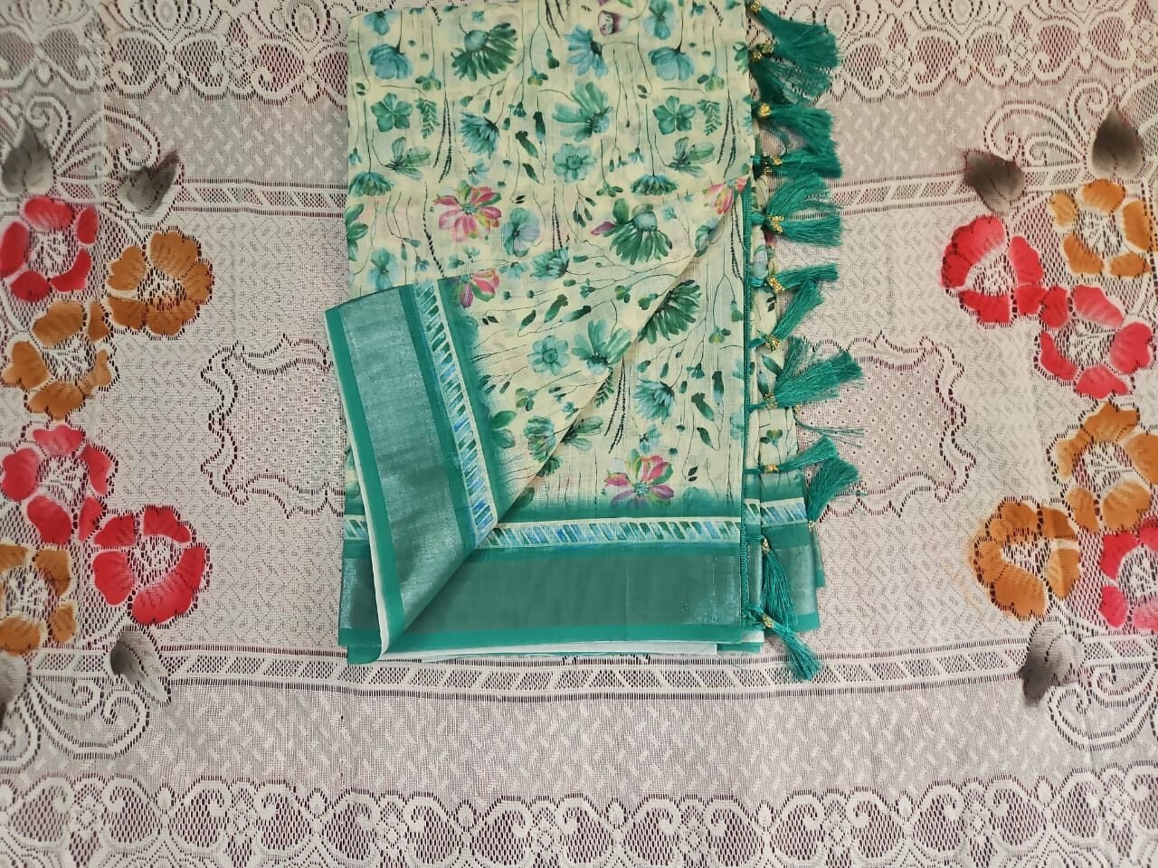 Linen cotton(GREEN)