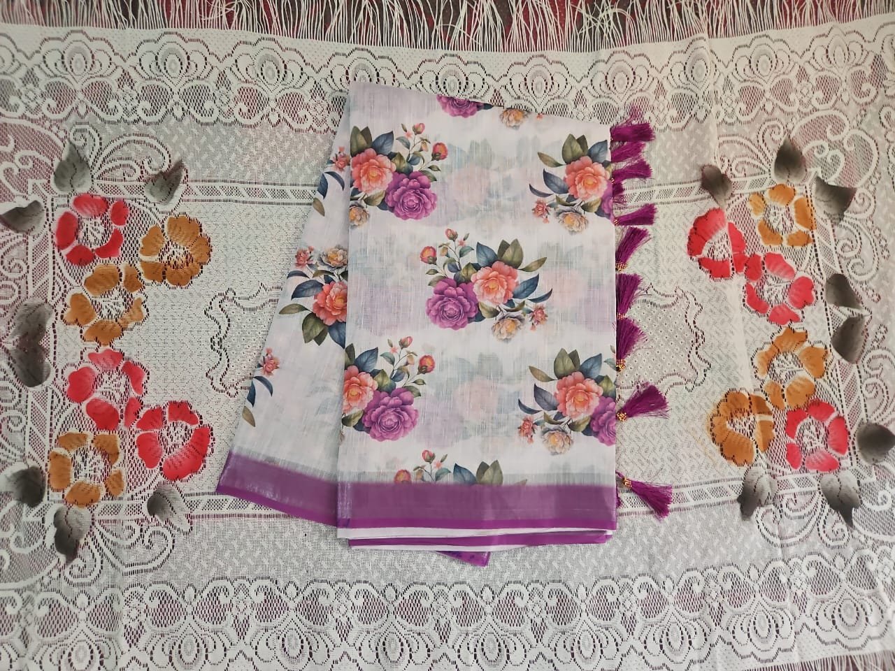 Linen cotton(pink)