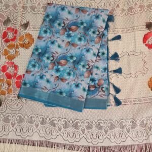 Linen cotton (blue)
