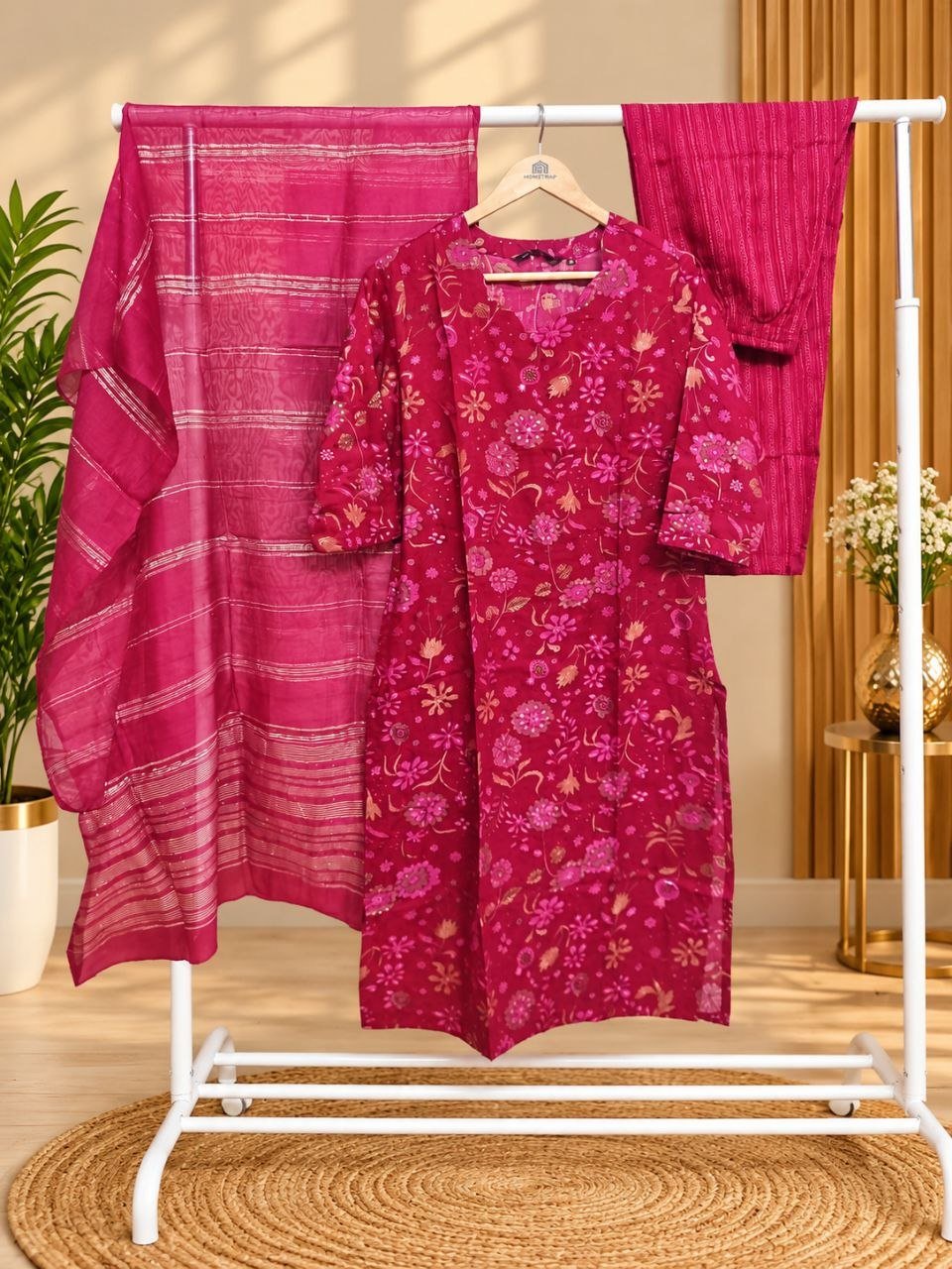 Rayon soft silk 3 piece sets