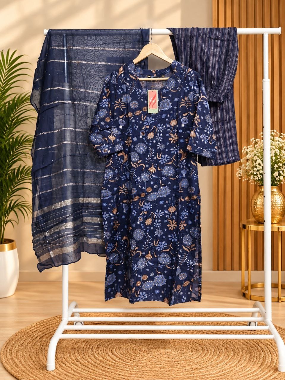 Rayon soft silk 3 piece sets